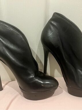 BRIAN ATWOOD | black platform ankle booties